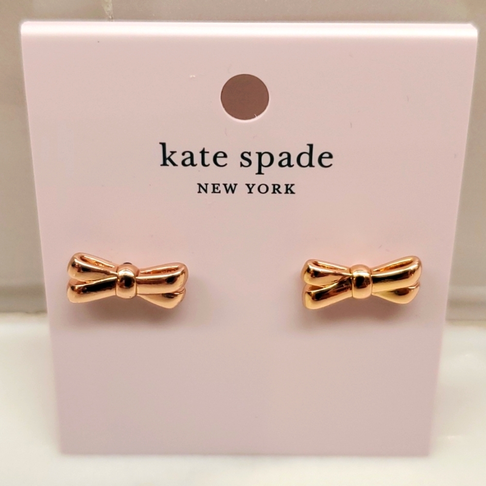 NWT Kate Spade Double Bow Studs